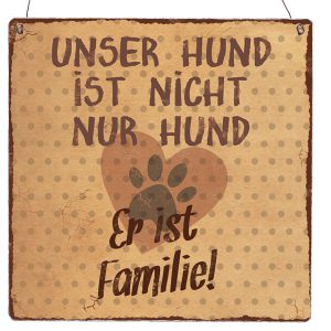 Metall- und Holzschilder